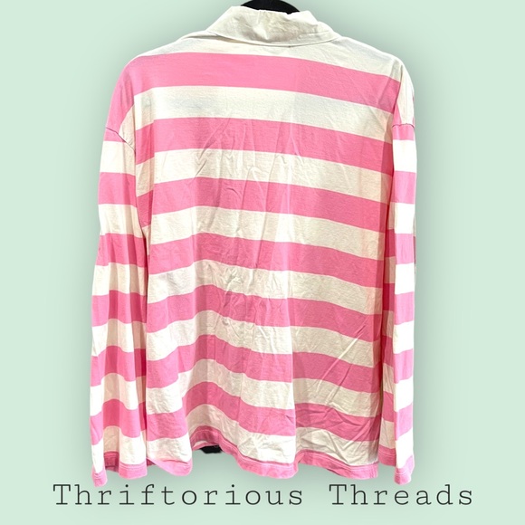 Over Sized Long-sleeve Rugby Shirt - Picture 2 of 4